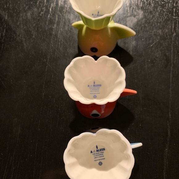 A di Alessi Goldfish 4 Eggcups
fine bone china Hand-decorated BNWB - Picture 2 of 6